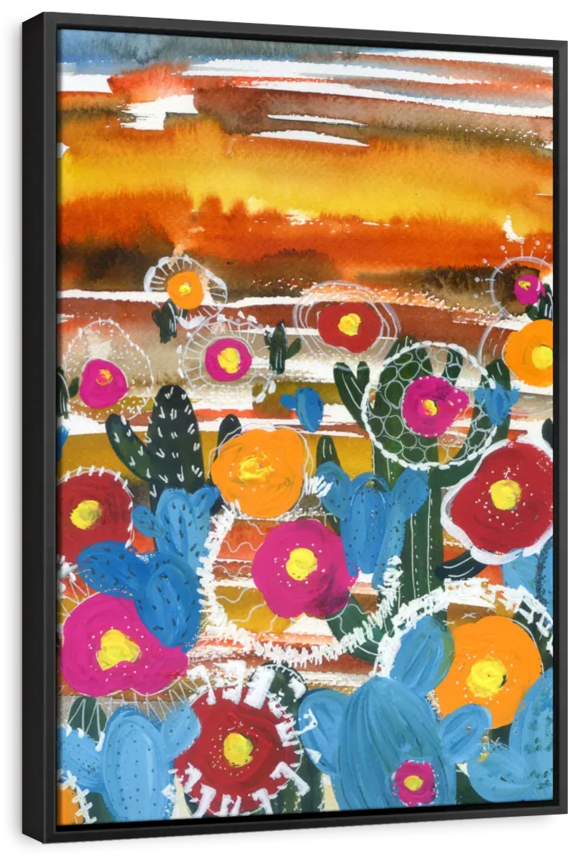 A Cactus Desert Wall Art