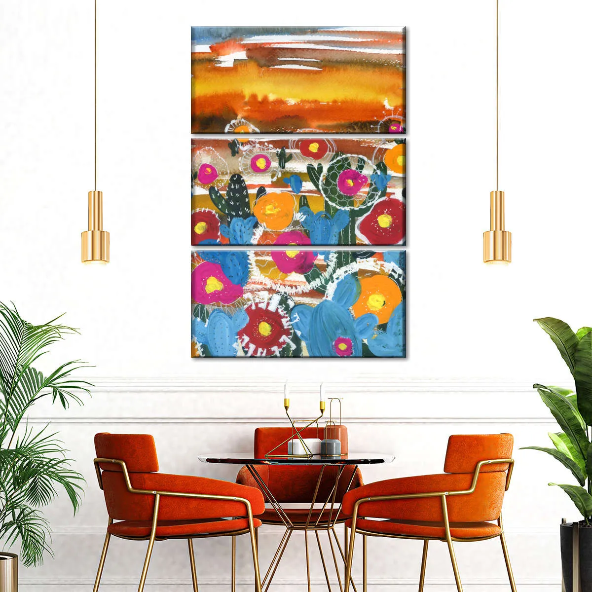 A Cactus Desert Wall Art
