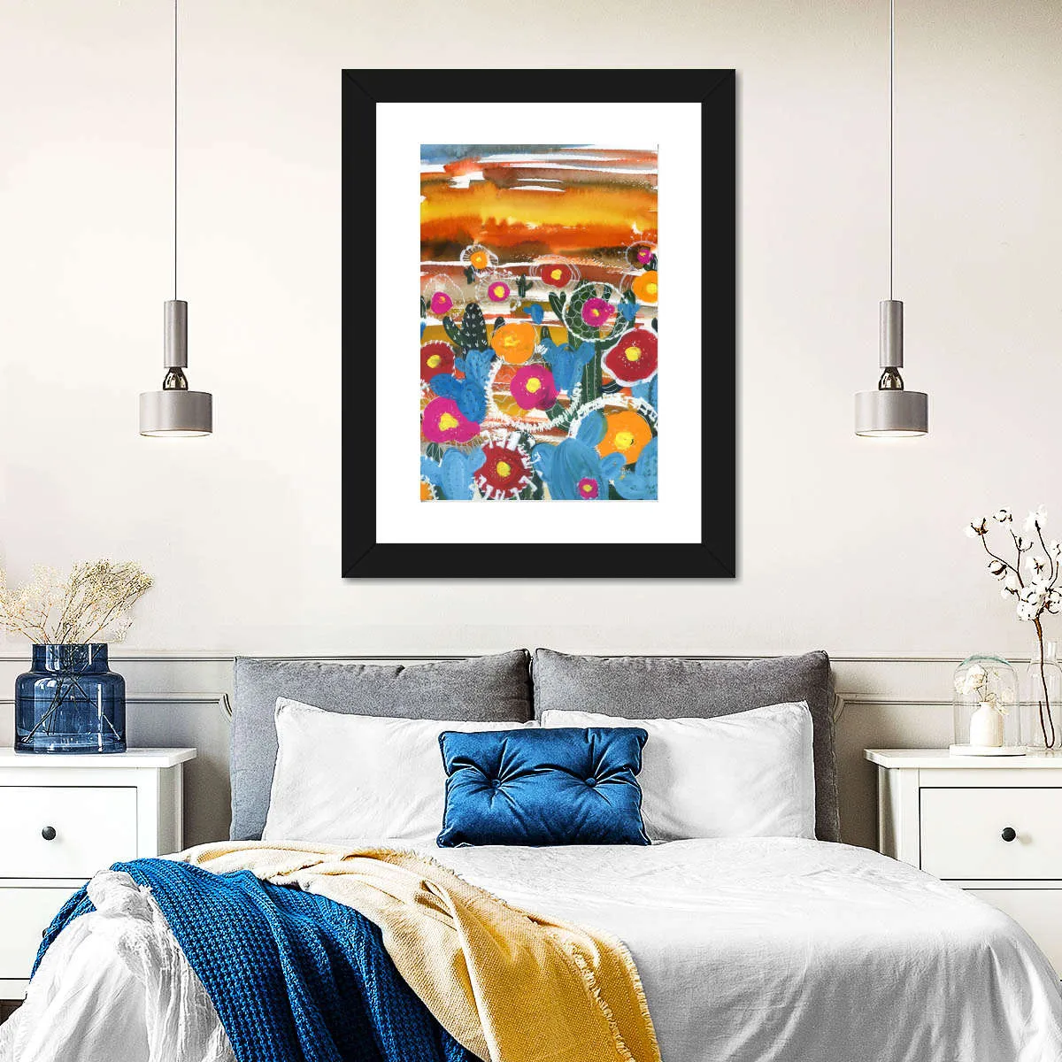 A Cactus Desert Wall Art