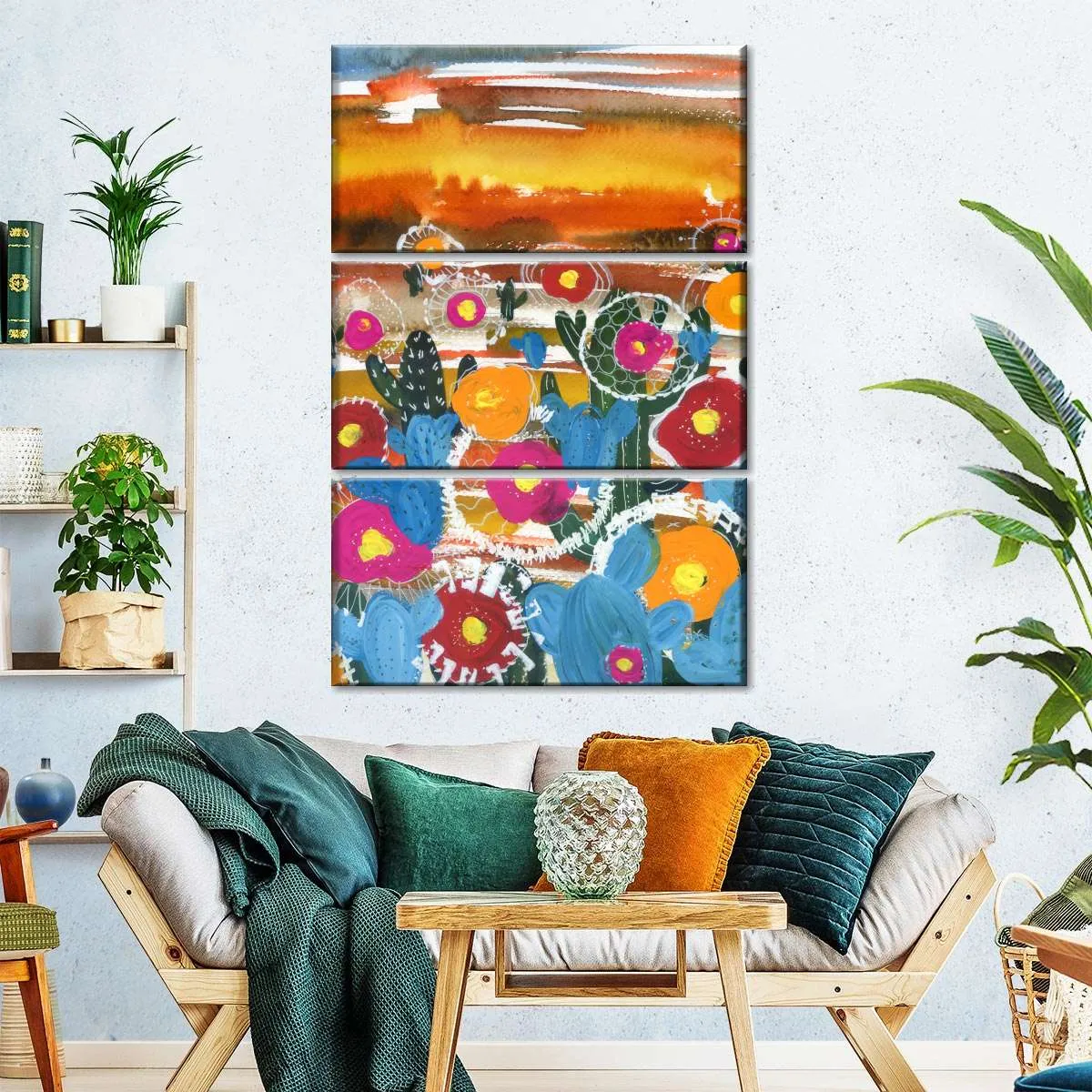 A Cactus Desert Wall Art