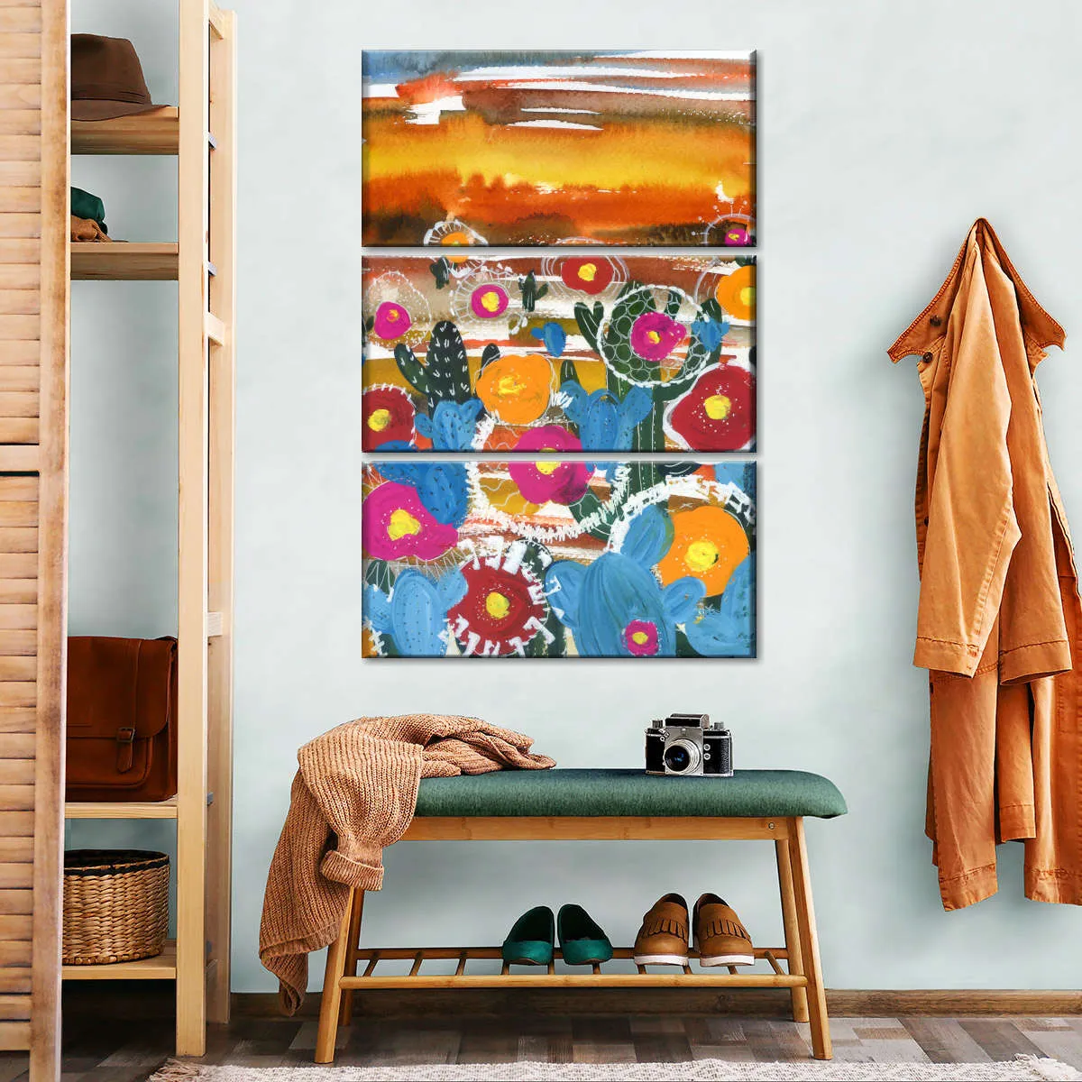 A Cactus Desert Wall Art