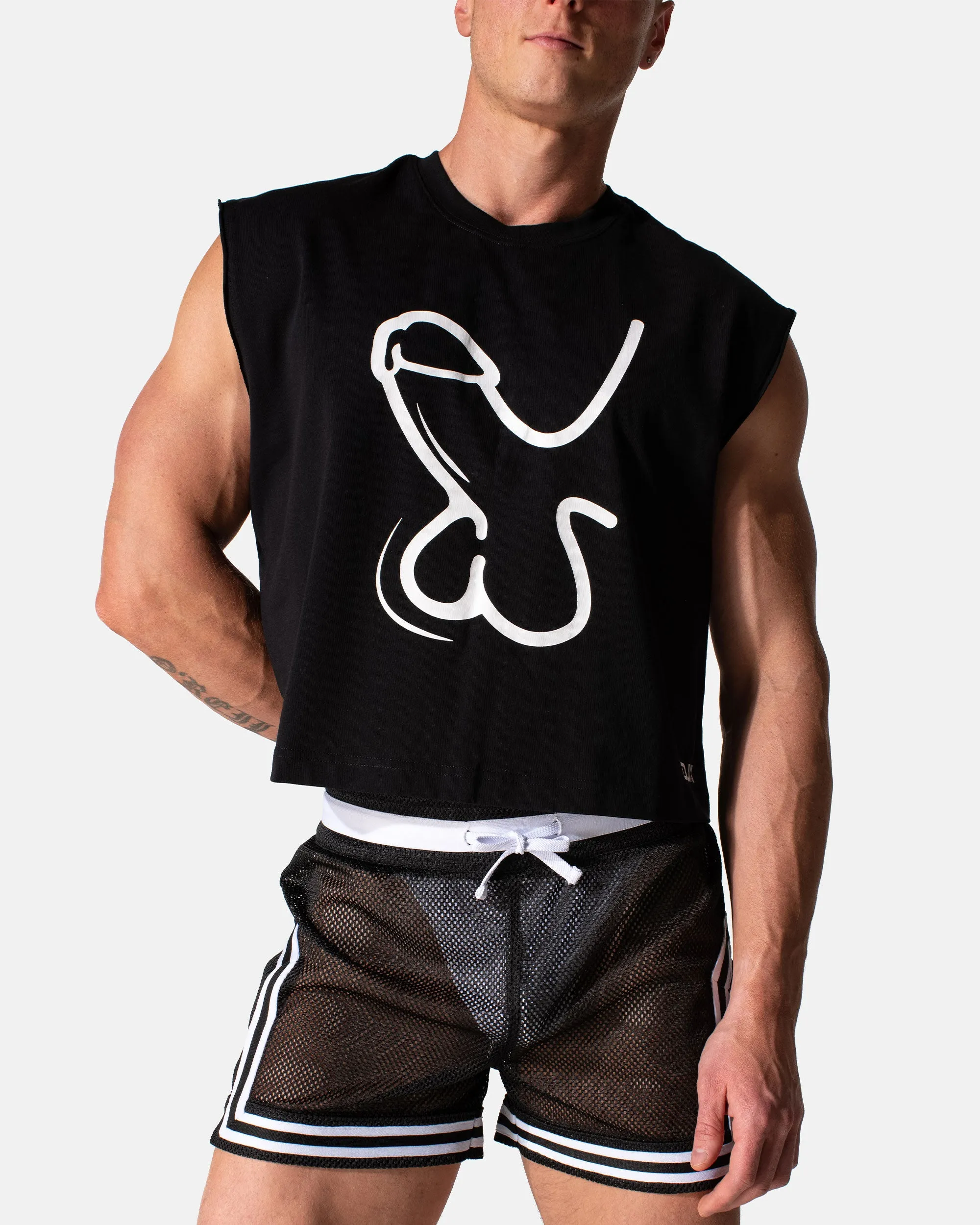 Abs Box Cut Tank - Print