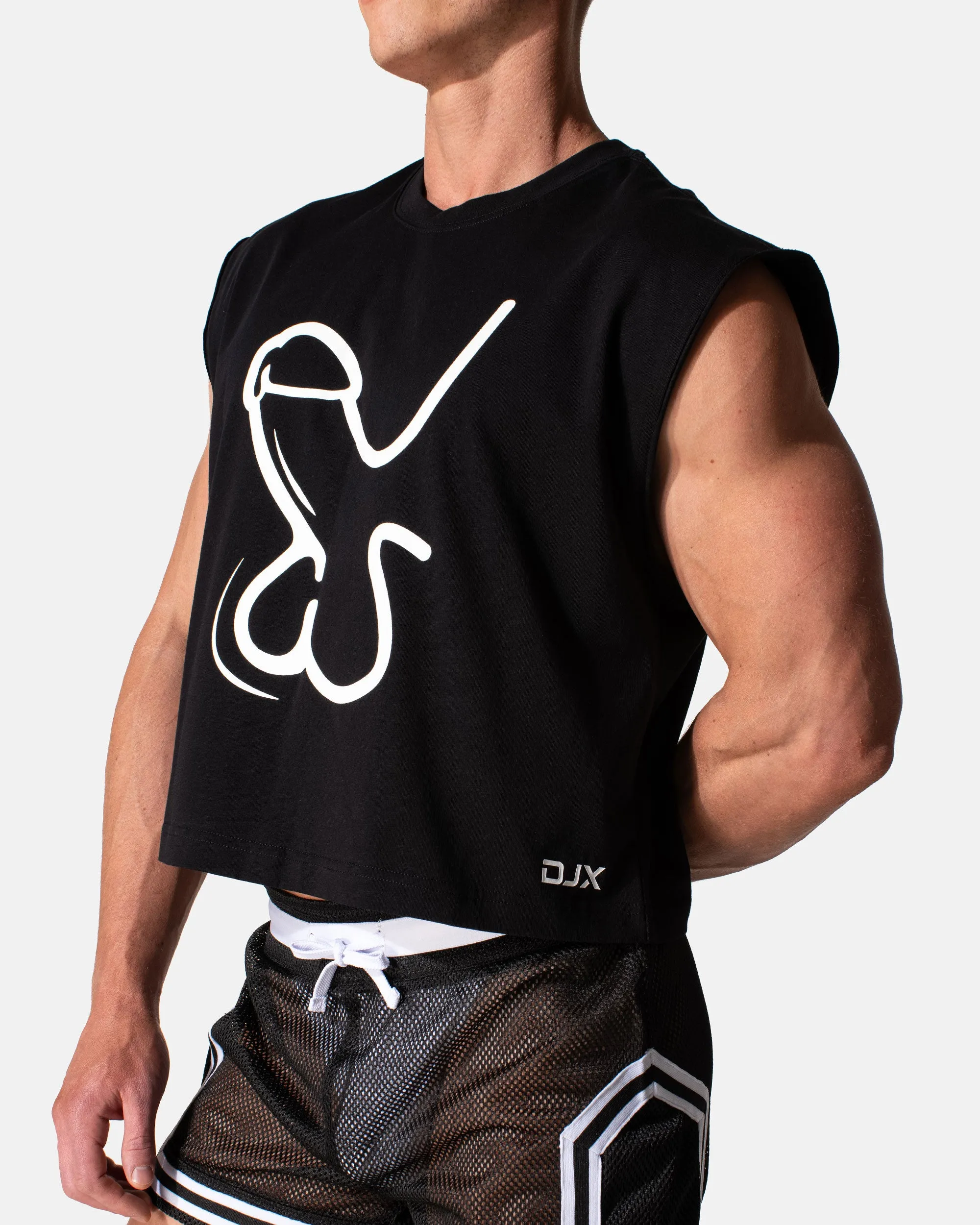 Abs Box Cut Tank - Print