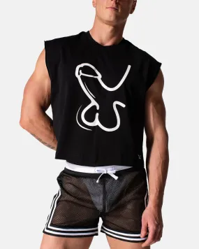 Abs Box Cut Tank - Print