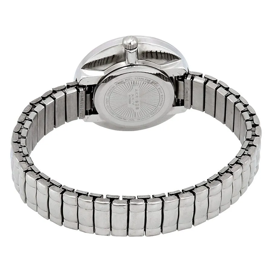 Akribos Xxiv Mother of Pearl Diamond Dial Ladies Watch AK765SS