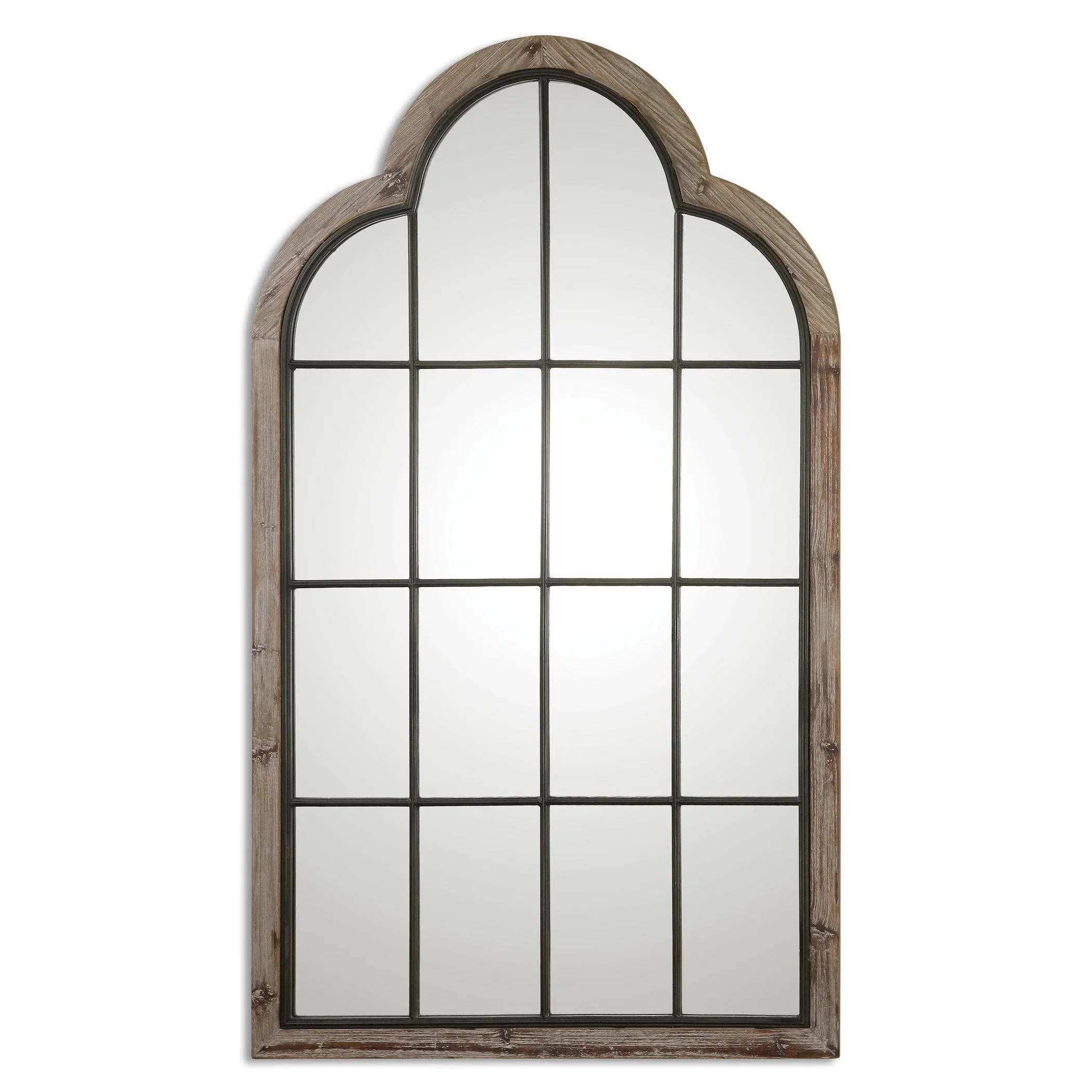Alpine Manor Windowpane Floor Mirror