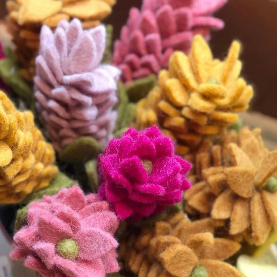 Alpinia Leaf Felt Flower