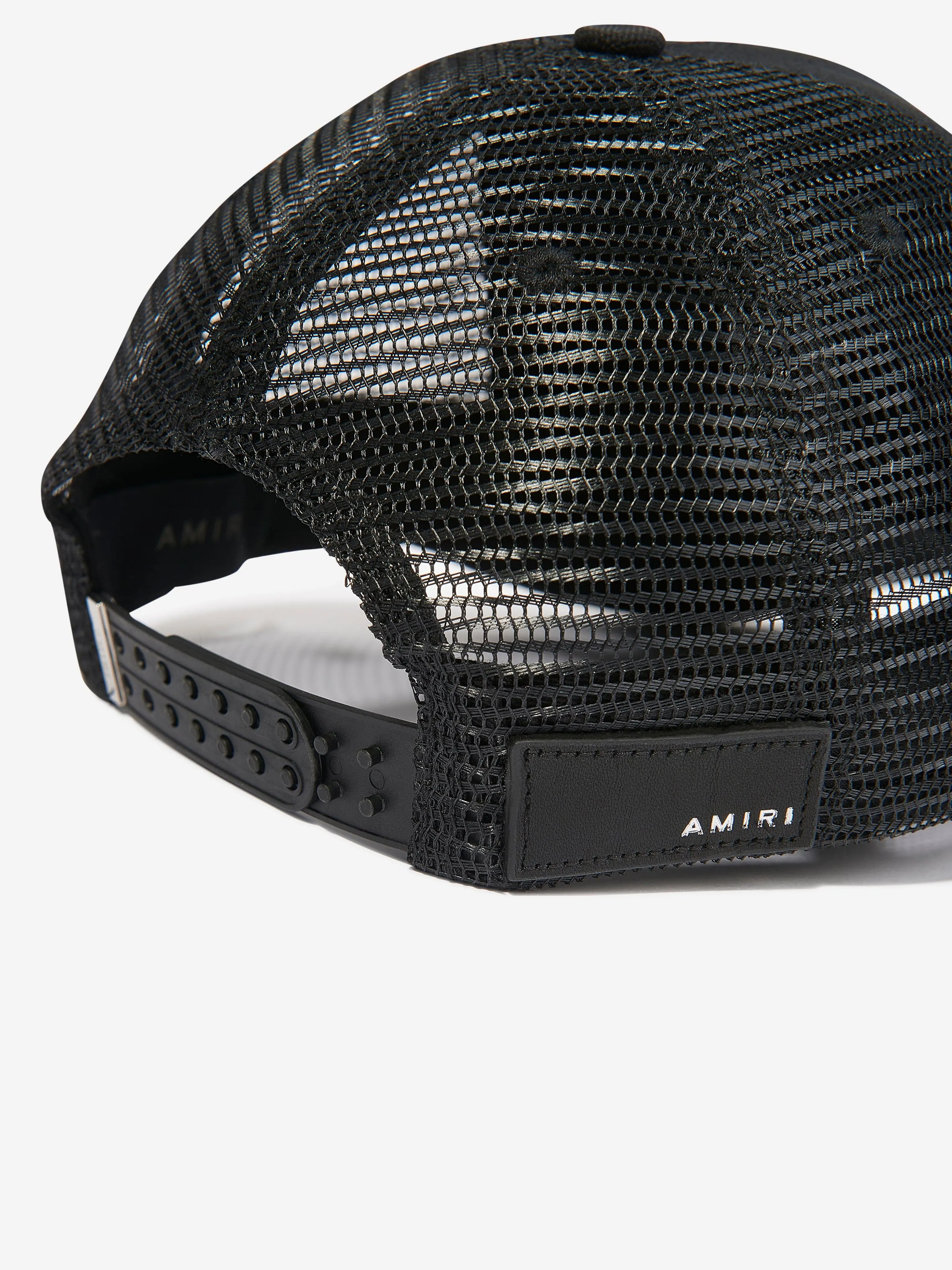 Amiri Boys Staggered Logo Cap in Black