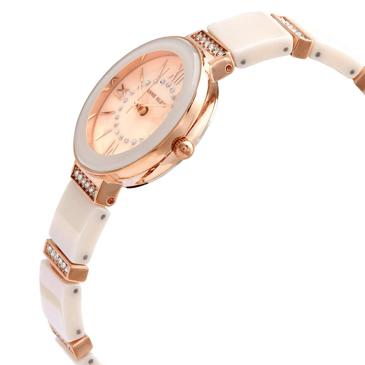 Anne Klein Blush Dial Ladies Watch 3340LPRG