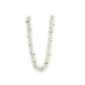 Artificial Flower Garland - 42 Inches | Jasmine Flower Design/ Artificial Varmala for Wedding