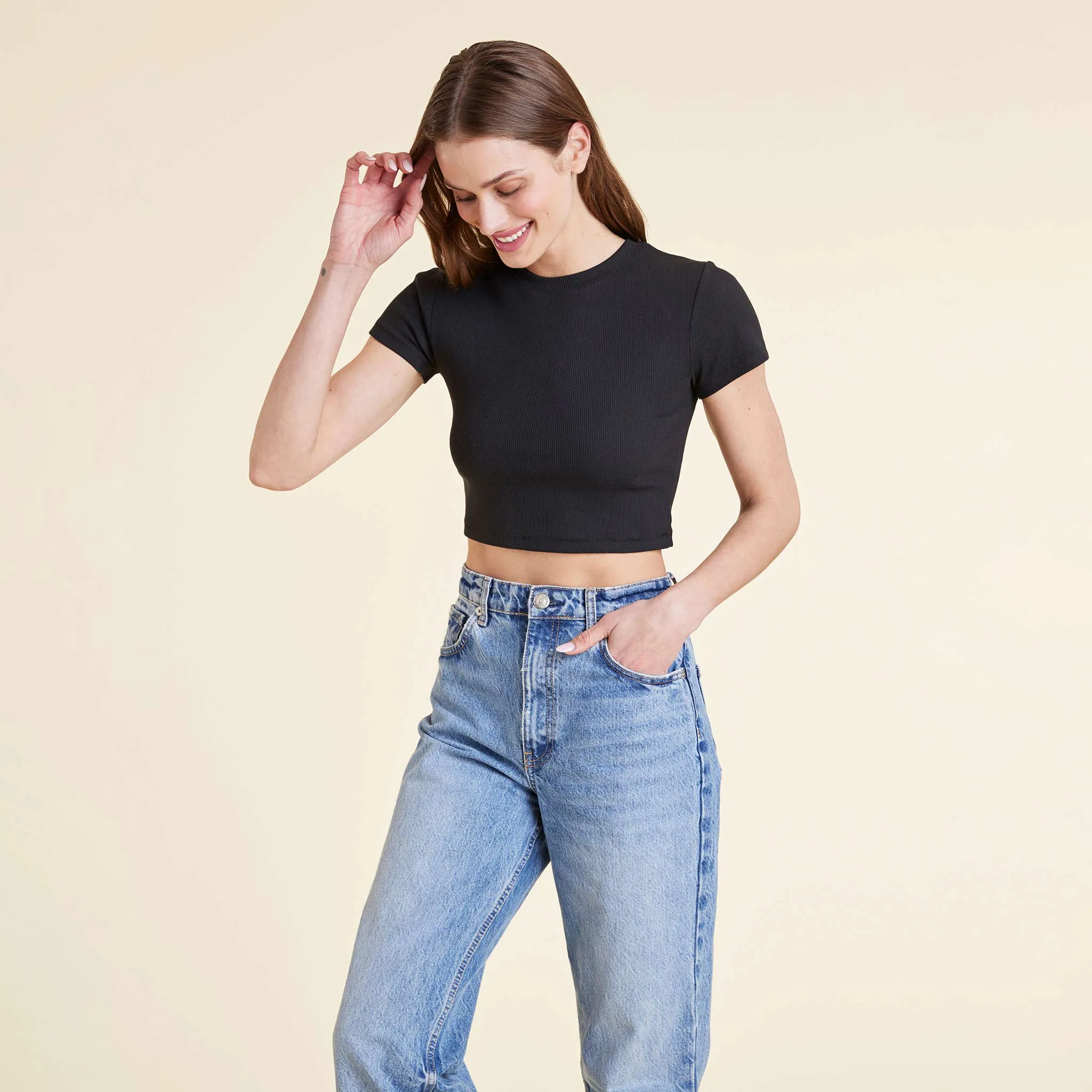Baby Tee | Black