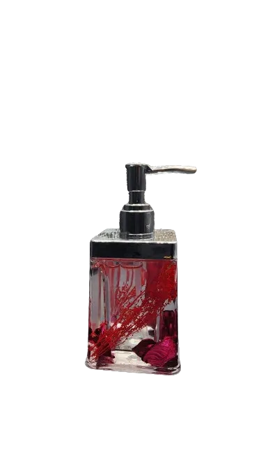 Bathroom Accessories Set Flower Petals Design