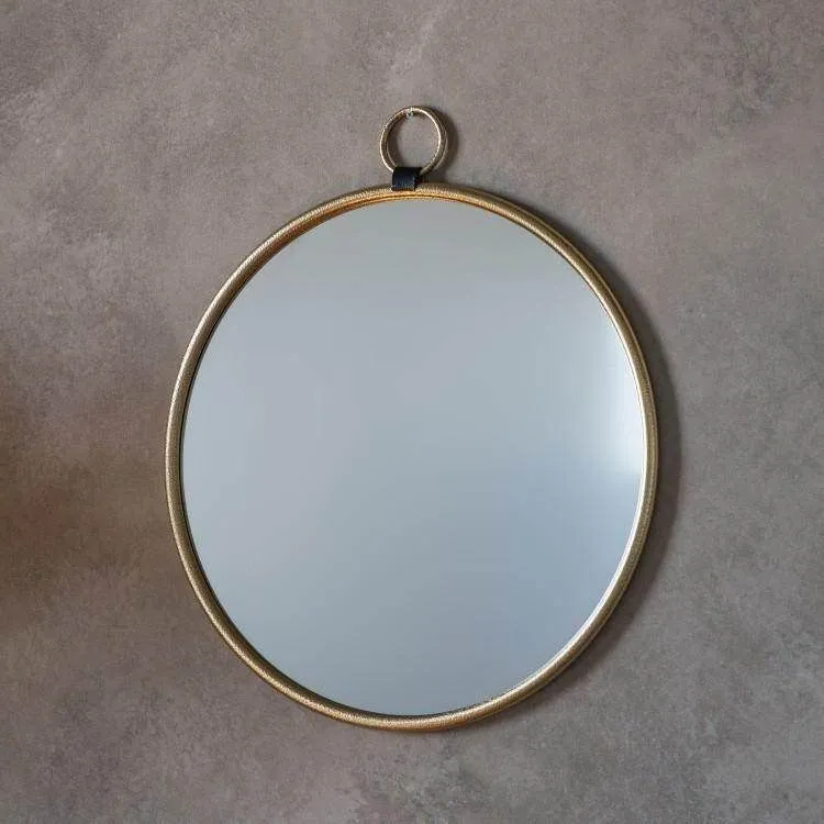 Bayswater Black Round Mirror - Various Finishes