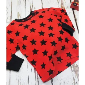 Blade and Rose Red & Black Start Top