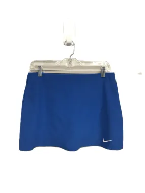 Blue Athletic Skort By Nike, Size: M