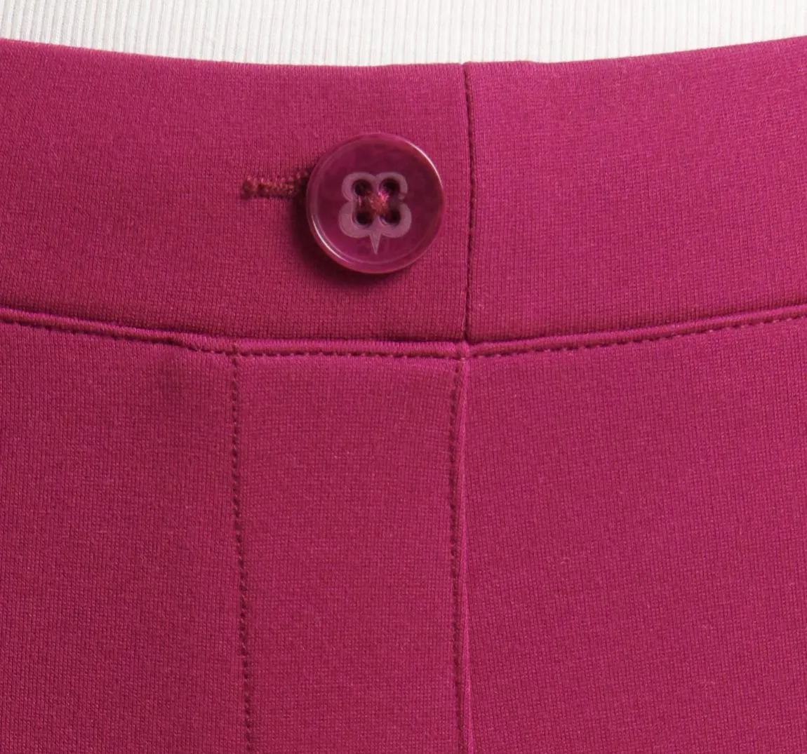 Boot Cut |Two-Pocket Boot-Cut Dress Pant Yoga Pants (Fig Jam)