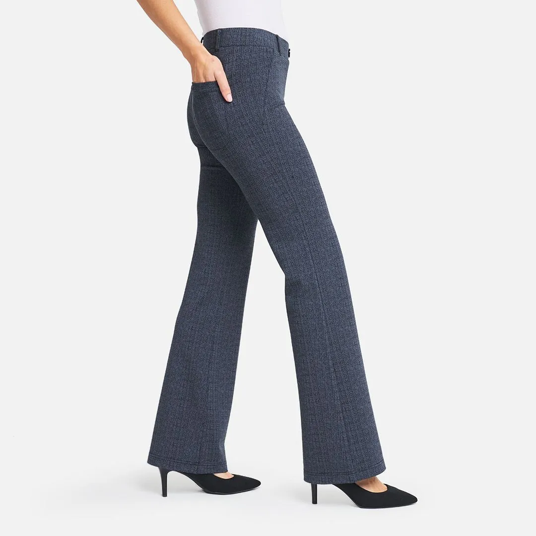 Boot Cut |Two-Pocket Dress Pant Yoga Pants (Marine Lynen)