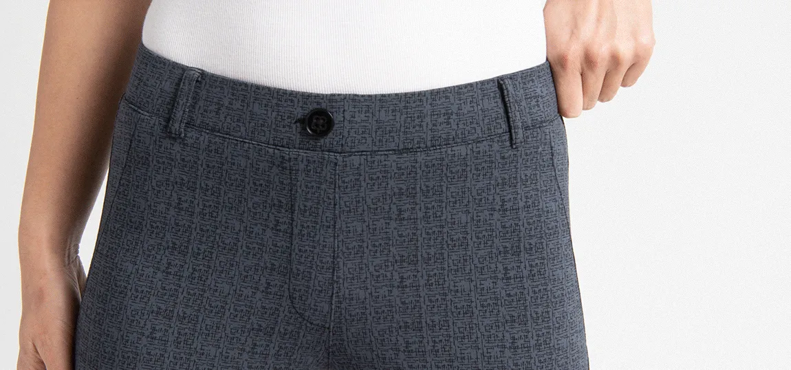 Boot Cut |Two-Pocket Dress Pant Yoga Pants (Marine Lynen)