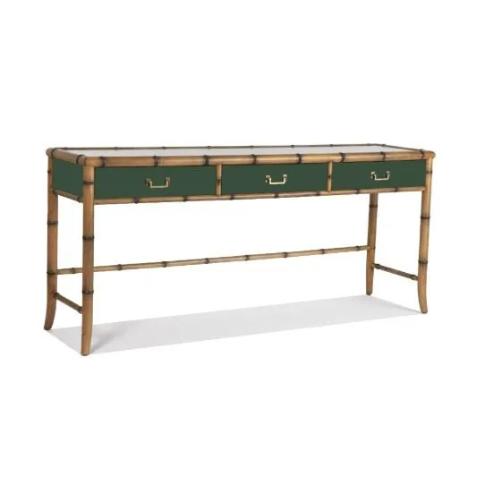 Bordeaux Large Console Table - Green