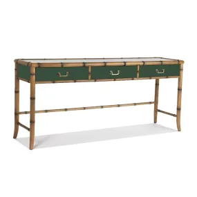 Bordeaux Large Console Table - Green