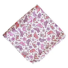 Buckaroo Cowgirl Oversized Swaddle Blanket