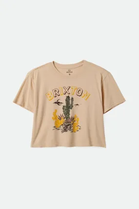 Cactus S/S Boxy Tee - Biscotti
