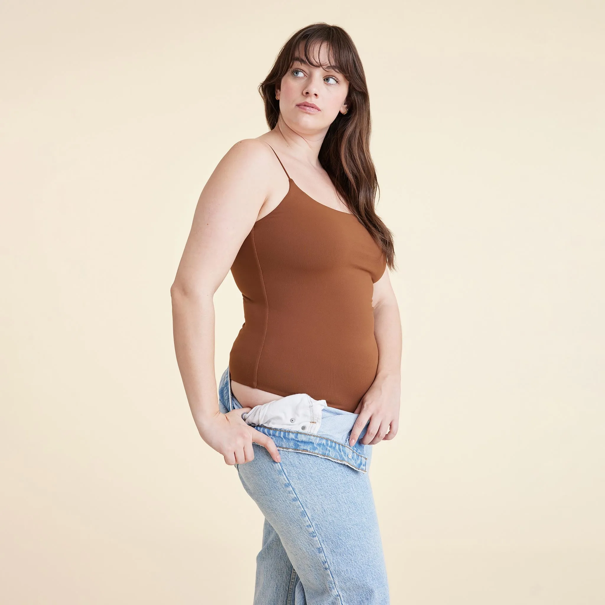Cami Bodysuit | Chocolate