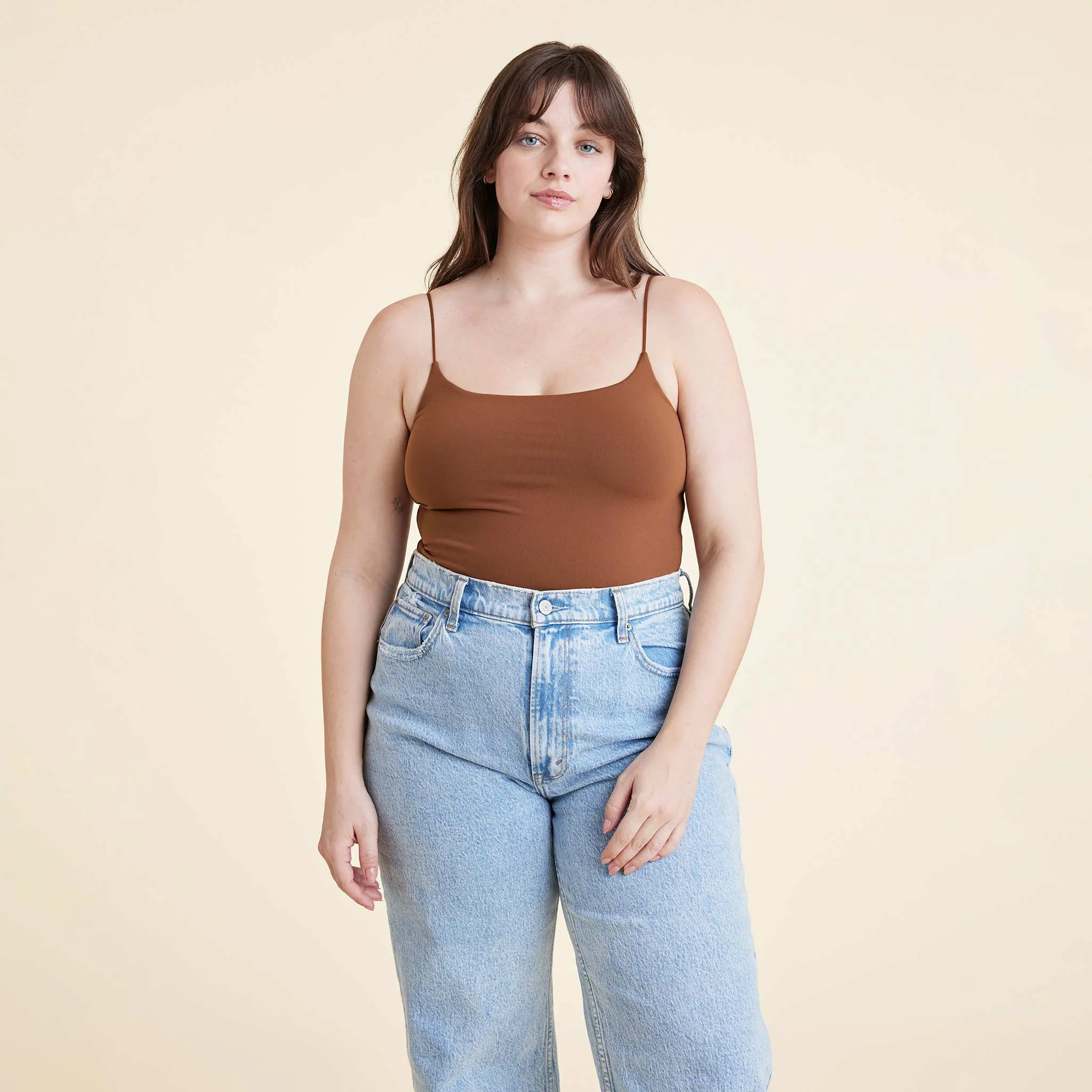 Cami Bodysuit | Chocolate