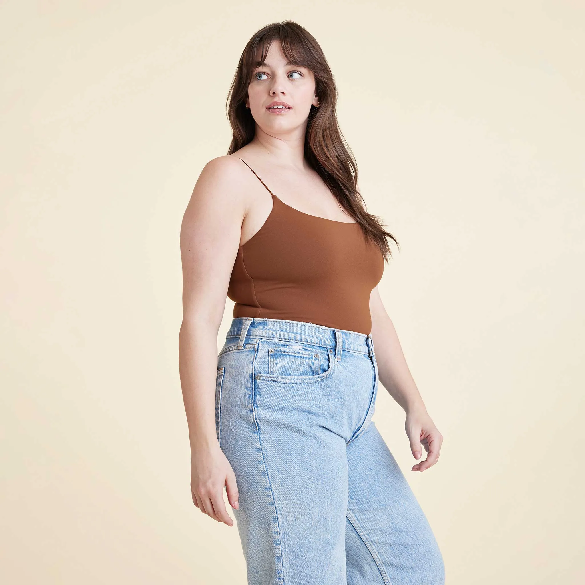 Cami Bodysuit | Chocolate