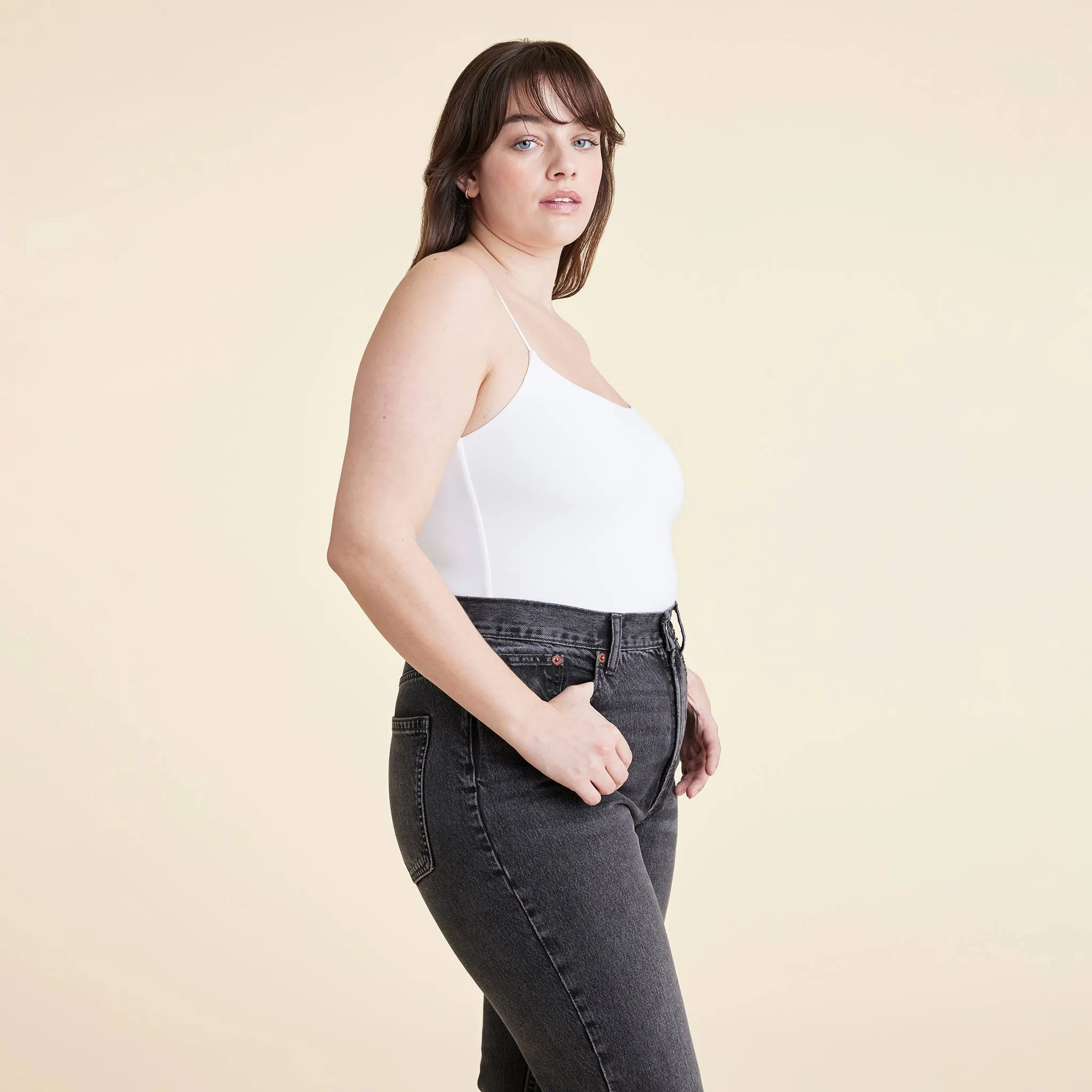 Cami Bodysuit | White