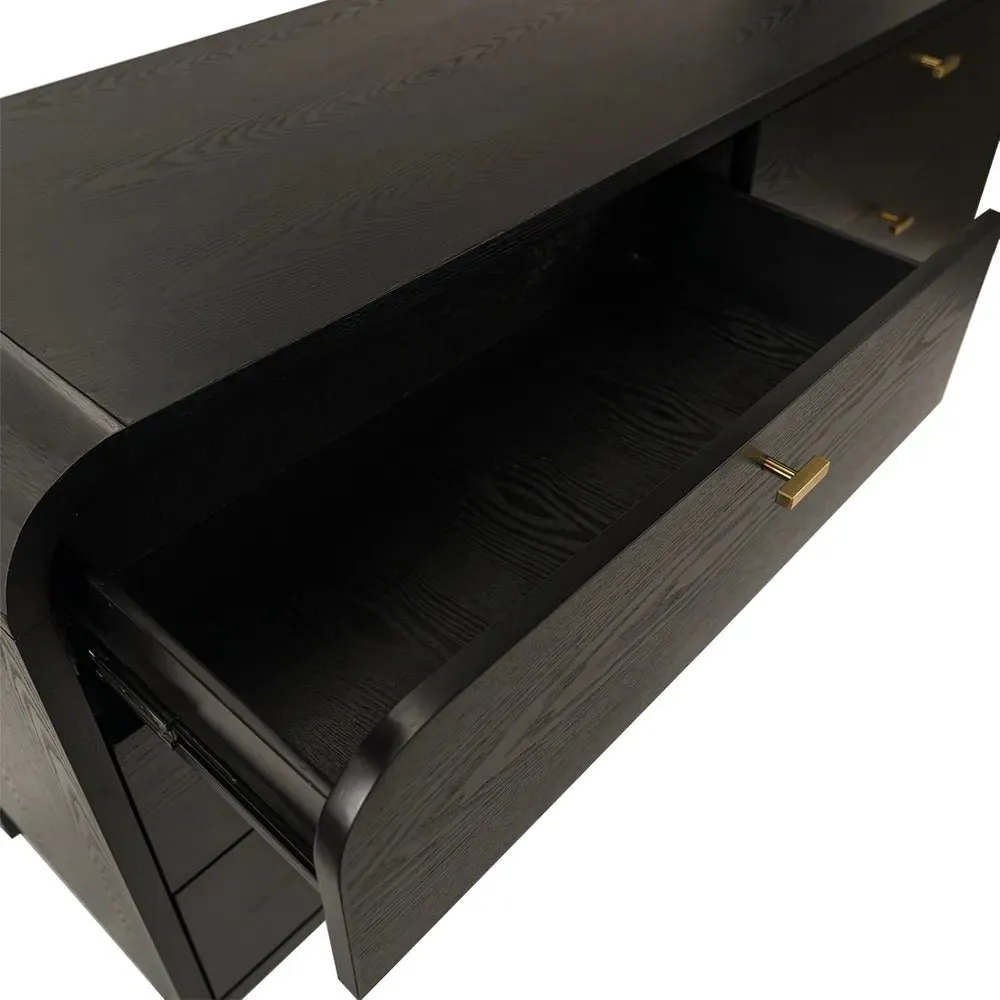 Carmen 6-Drawer Chest - Black