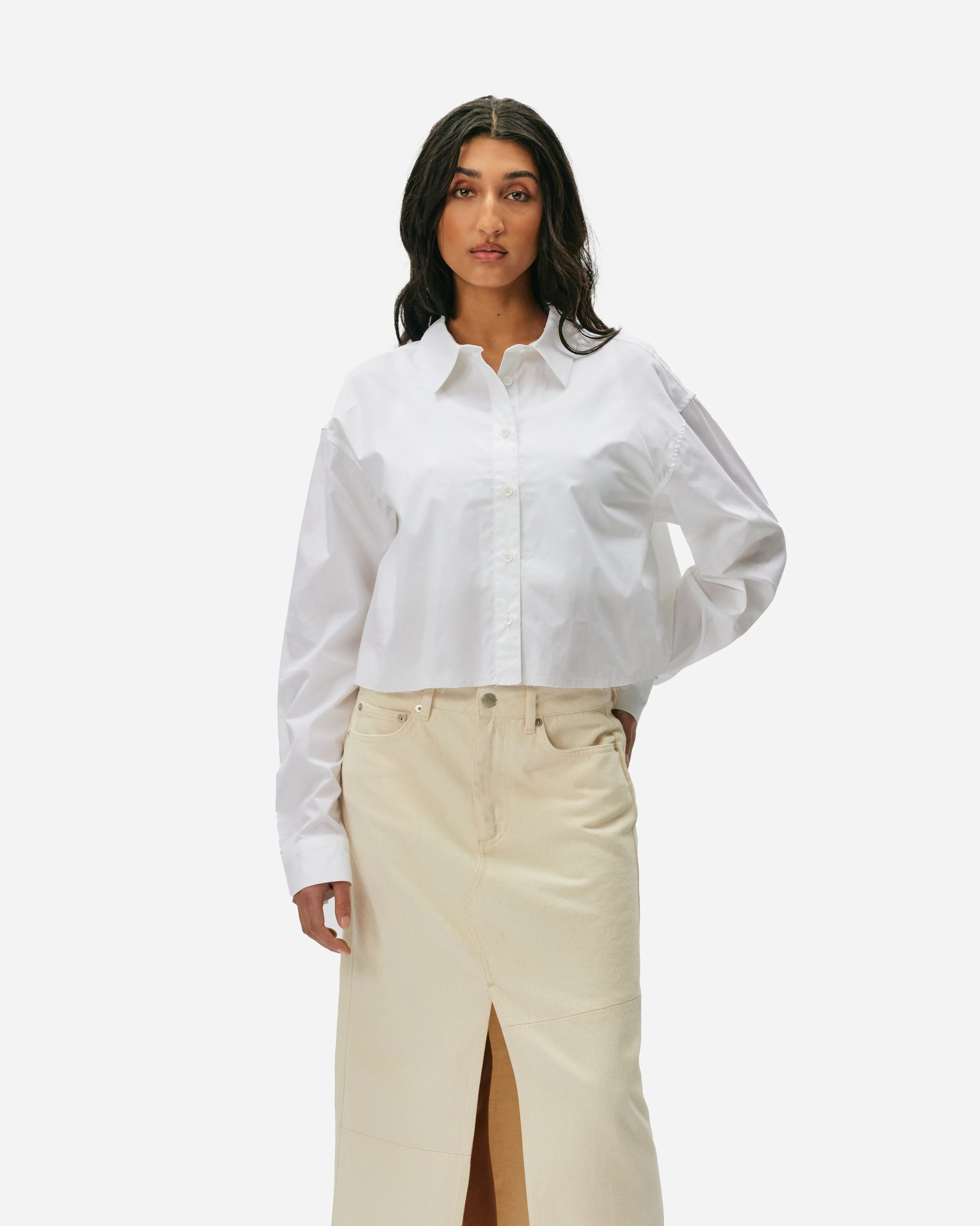 Crisp Cropped Shirt