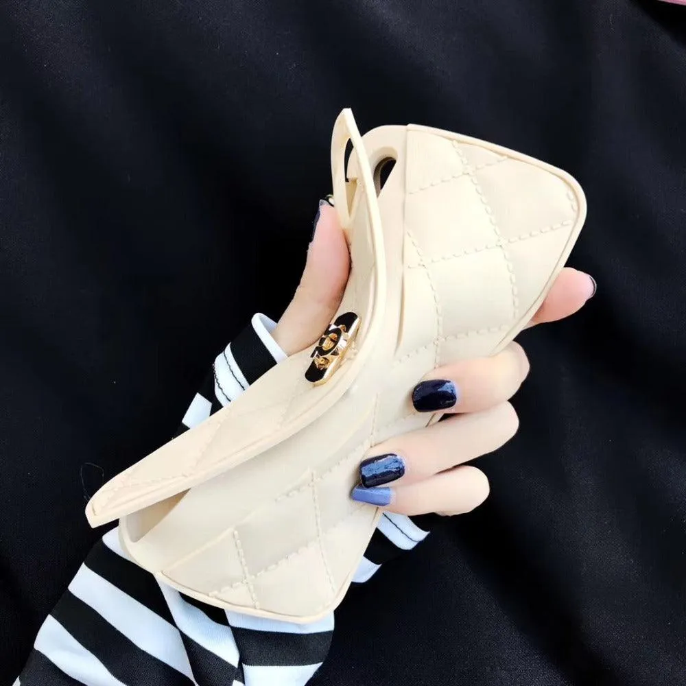 Crossbody Wallet Case With Chain For iPhone