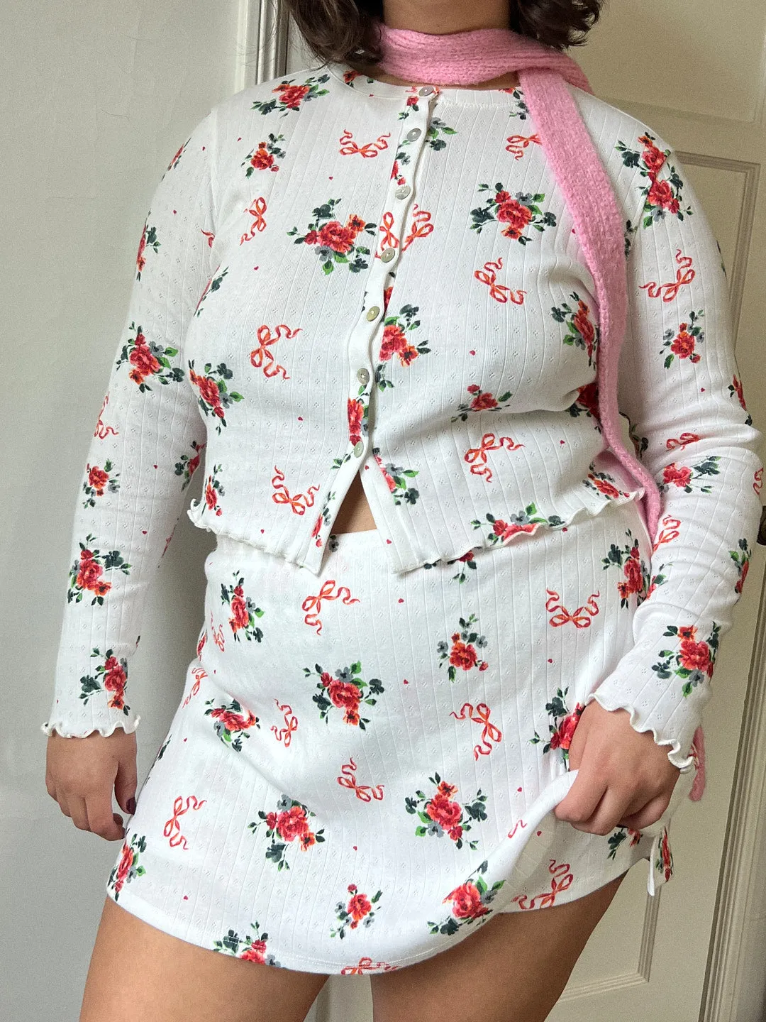 Darcy Skort - Pointelle Bouquet