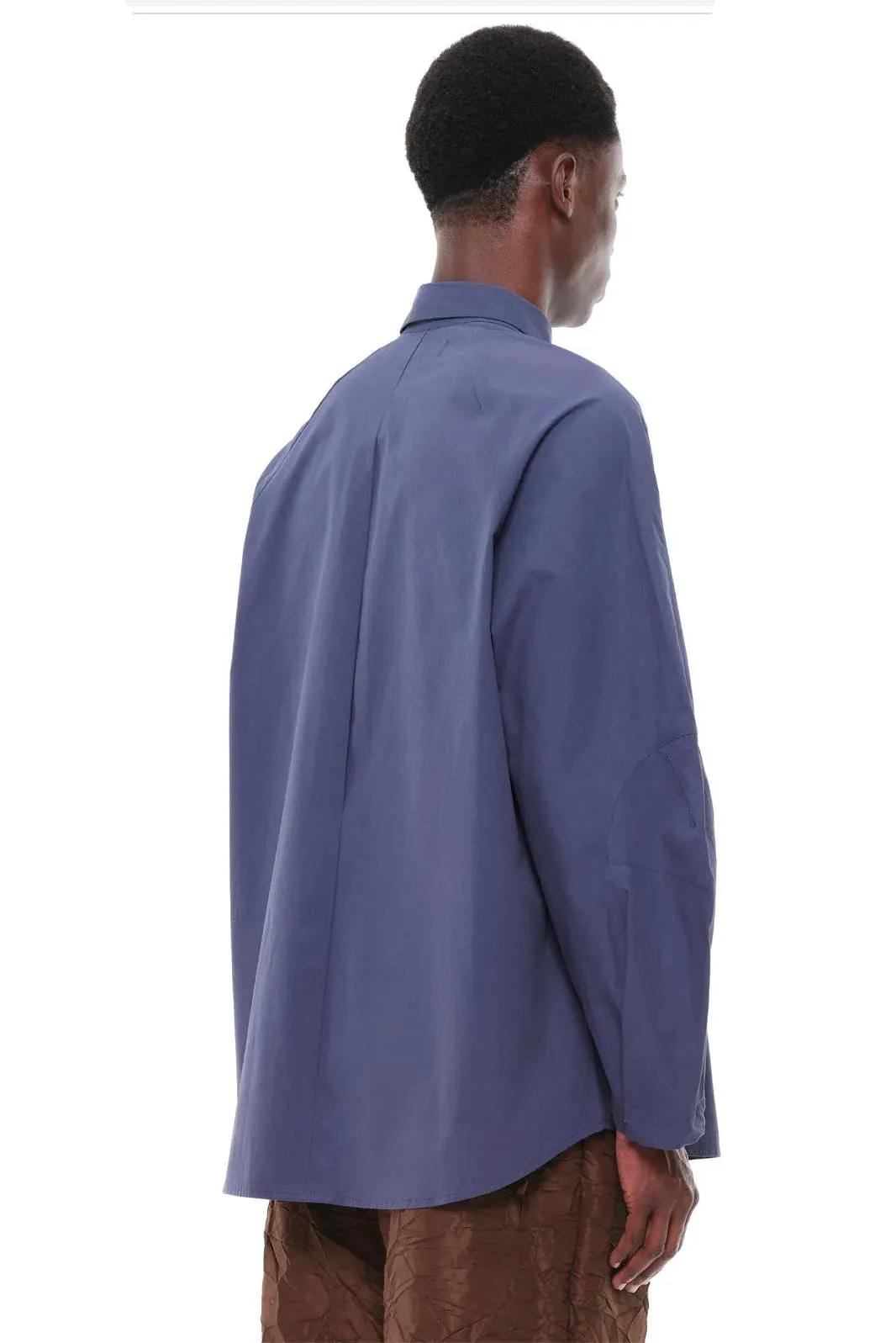 Dart Poplin Shirt Blue