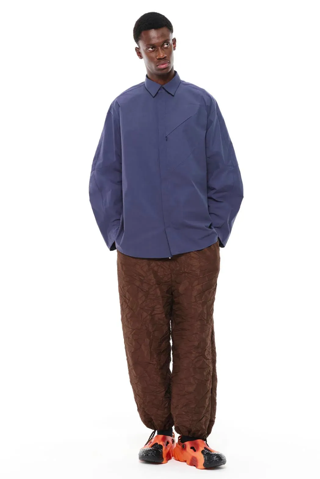 Dart Poplin Shirt Blue