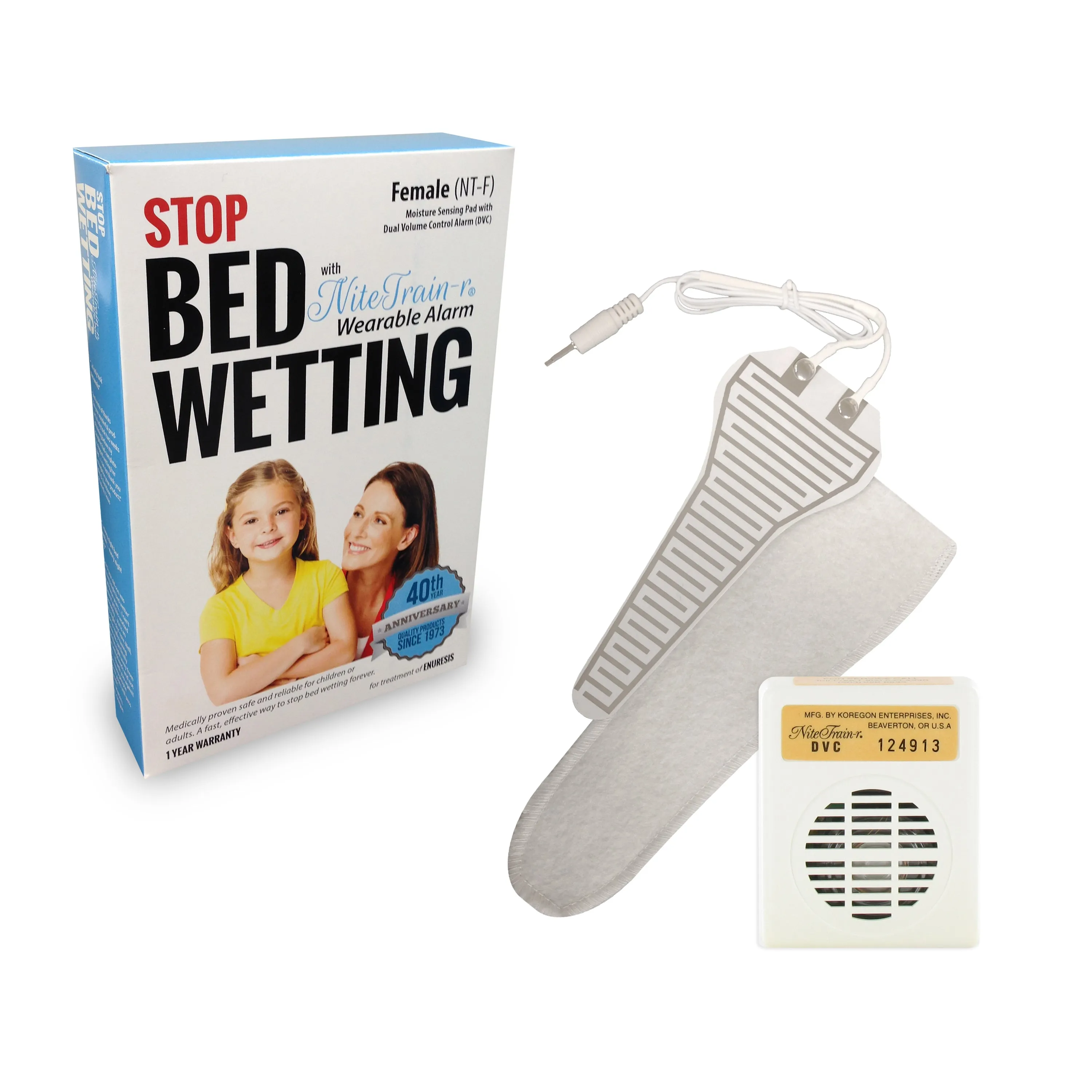 DVC Nite Train'r Bedwetting Alarm Treatment Kit