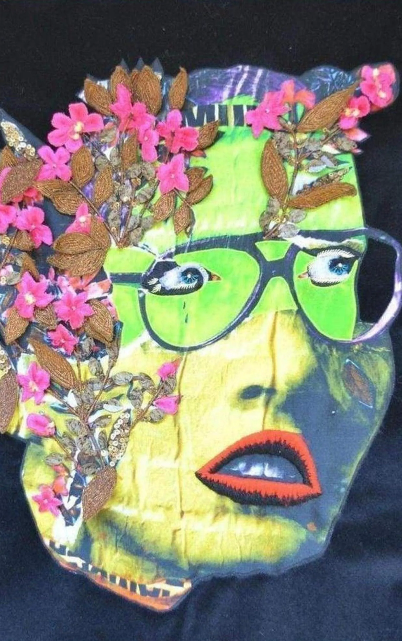 Face Painted Front Velvet Top