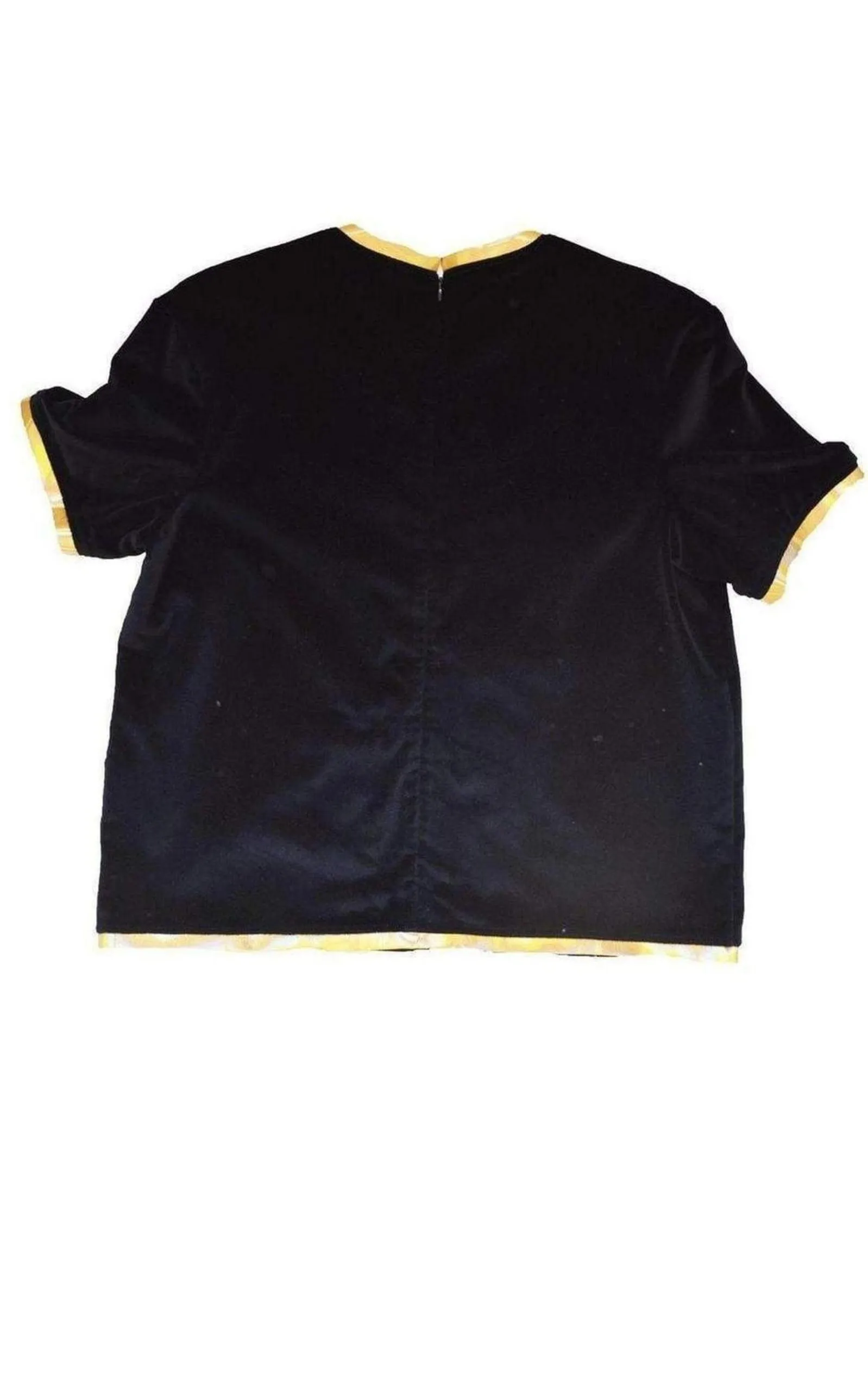 Face Painted Front Velvet Top
