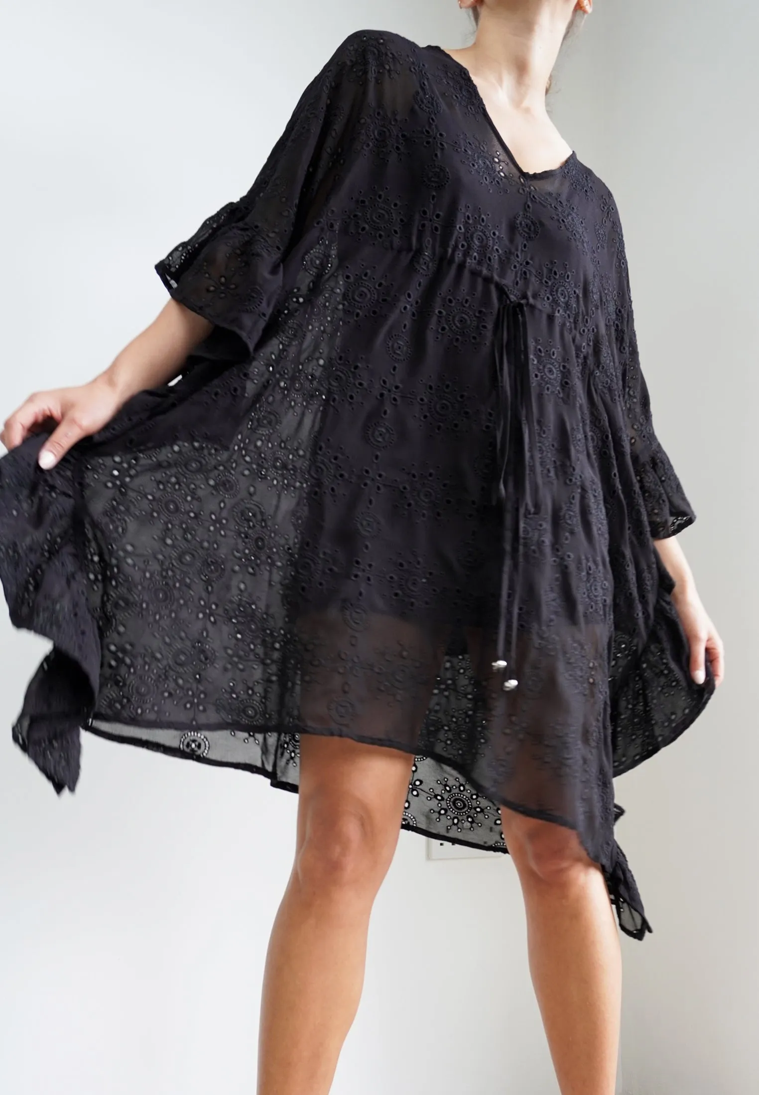 FATE KAFTAN JET BLACK