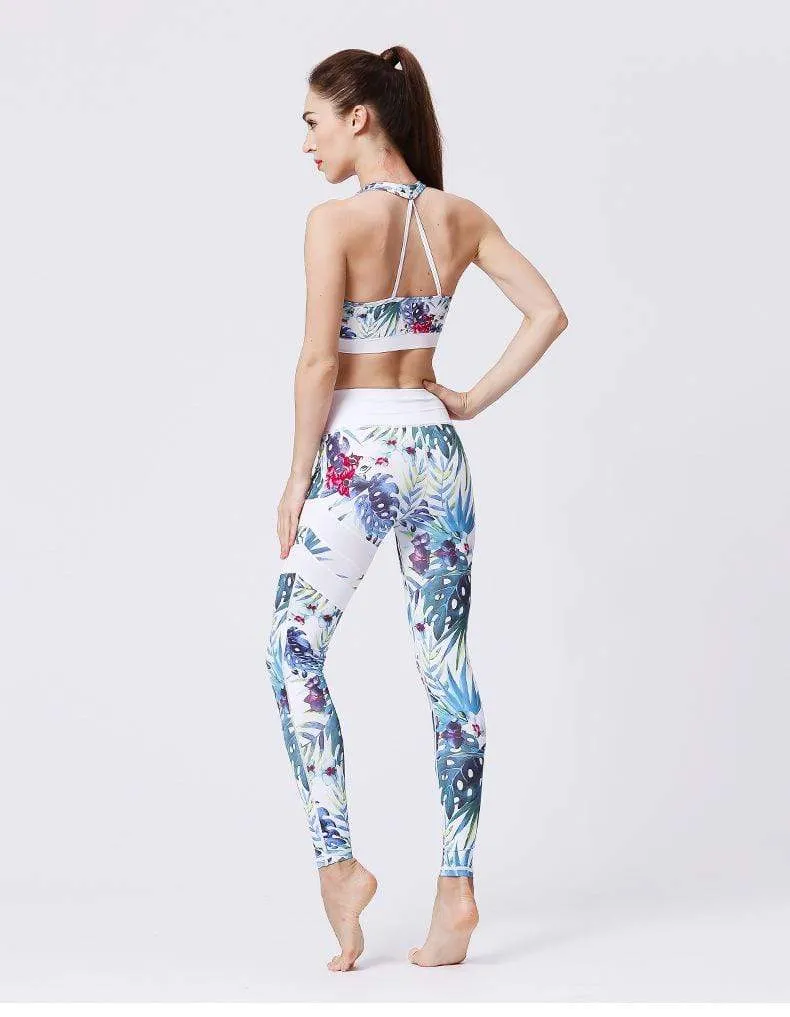 FloralBee 2 Piece Fitness Yoga Set
