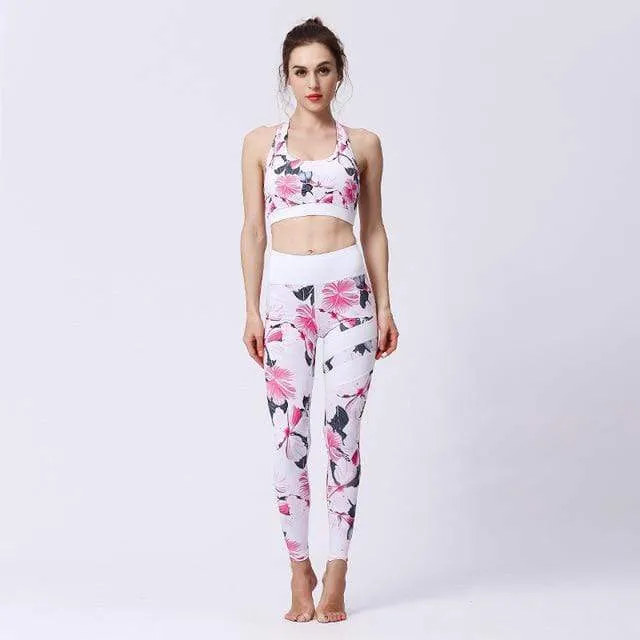 FloralBee 2 Piece Fitness Yoga Set