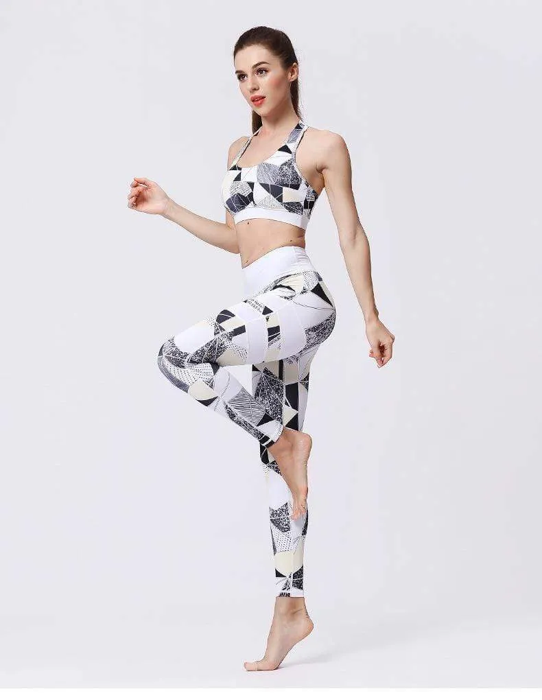 FloralBee 2 Piece Fitness Yoga Set