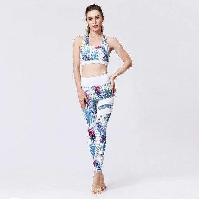 FloralBee 2 Piece Fitness Yoga Set