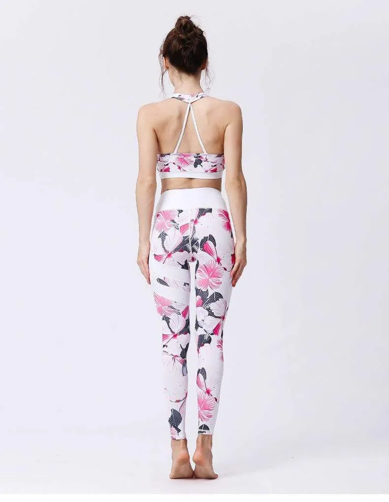 FloralBee 2 Piece Fitness Yoga Set
