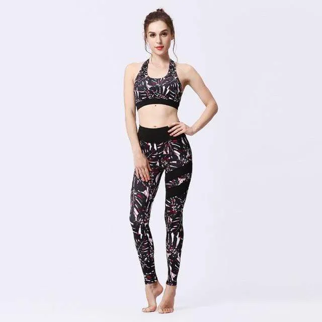 FloralBee 2 Piece Fitness Yoga Set