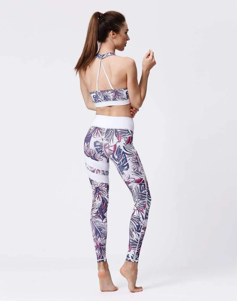 FloralBee 2 Piece Fitness Yoga Set