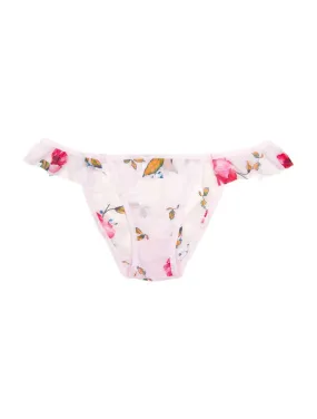 Frilled Floral Mesh Cheeky