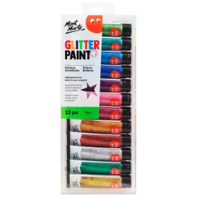 Glitter Paint 12pc x 36ml (1.2 US fl.oz)