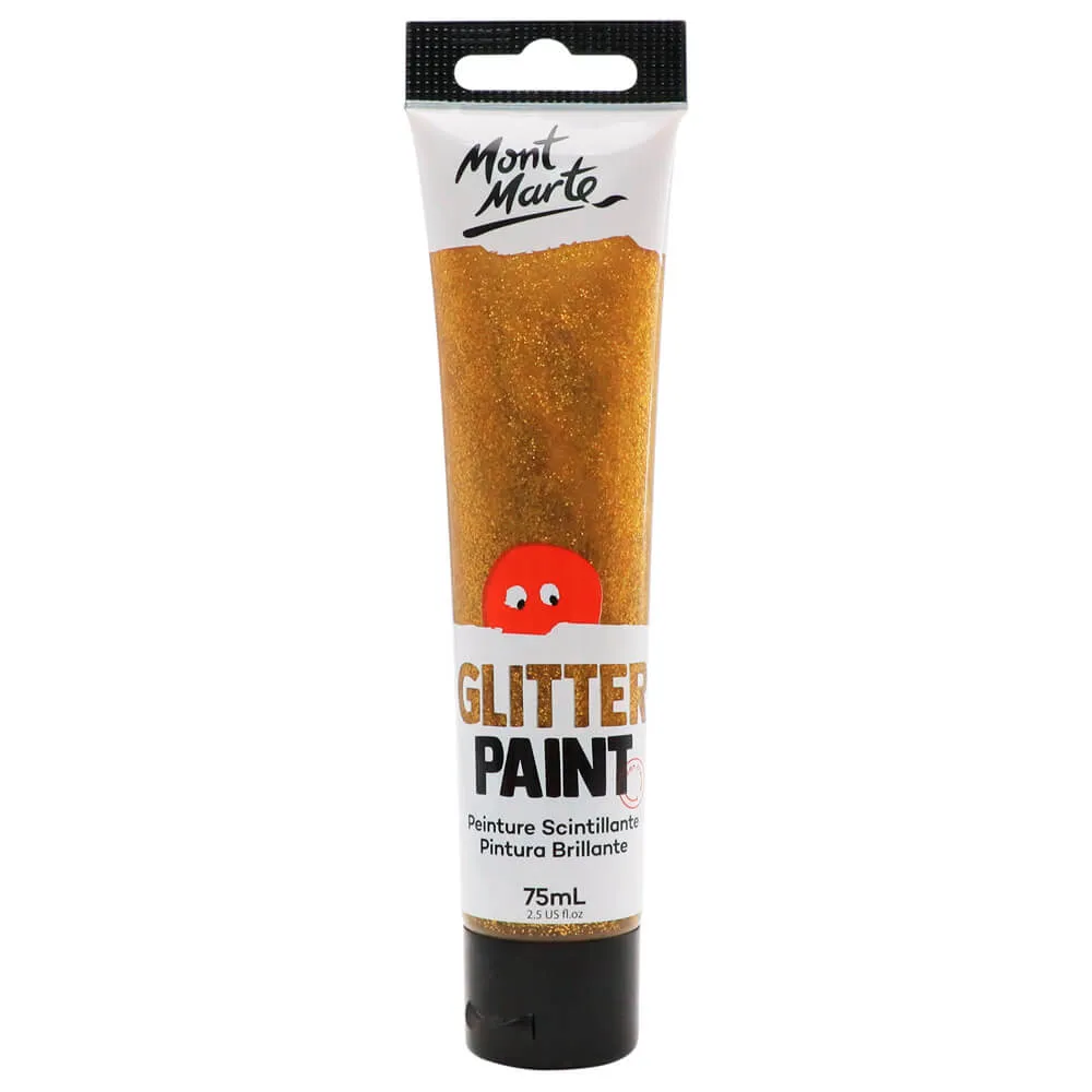 Glitter Paint 75ml (2.5 US fl.oz) - Gold